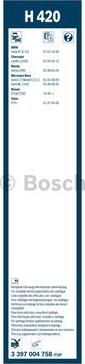 BOSCH 3 397 004 758 - Metlica brisača www.molydon.hr