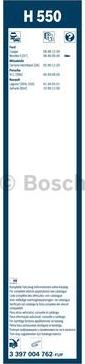 BOSCH 3 397 004 762 - Metlica brisača www.molydon.hr