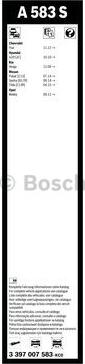 BOSCH 3 397 007 583 - Metlica brisača www.molydon.hr