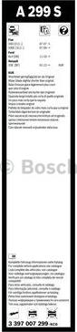 BOSCH 3 397 007 299 - Metlica brisača www.molydon.hr