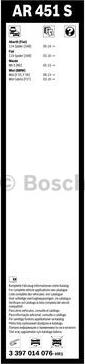 BOSCH 3 397 014 076 - Metlica brisača www.molydon.hr