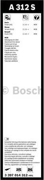 BOSCH 3 397 014 312 - Metlica brisača www.molydon.hr