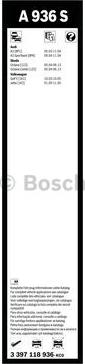 BOSCH 3 397 118 936 - Metlica brisača www.molydon.hr