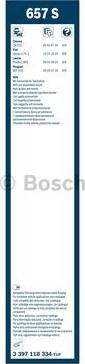 BOSCH 3 397 118 334 - Metlica brisača www.molydon.hr