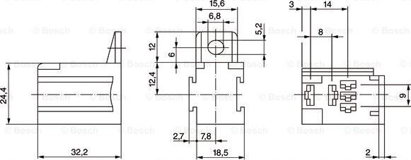 BOSCH 3 334 485 045 - Postolje Releja www.molydon.hr