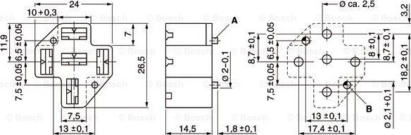 BOSCH 3 334 485 041 - Postolje Releja www.molydon.hr