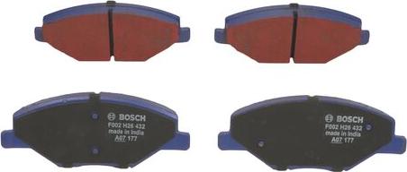 BOSCH F 002 H26 432 - Komplet Pločica, disk-kočnica www.molydon.hr