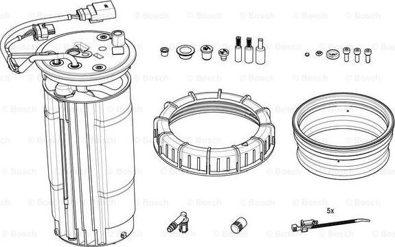 BOSCH F 01C 600 166 - Zagrevanje, dodatni rezervoar (ubrizgavanje karbamida) www.molydon.hr