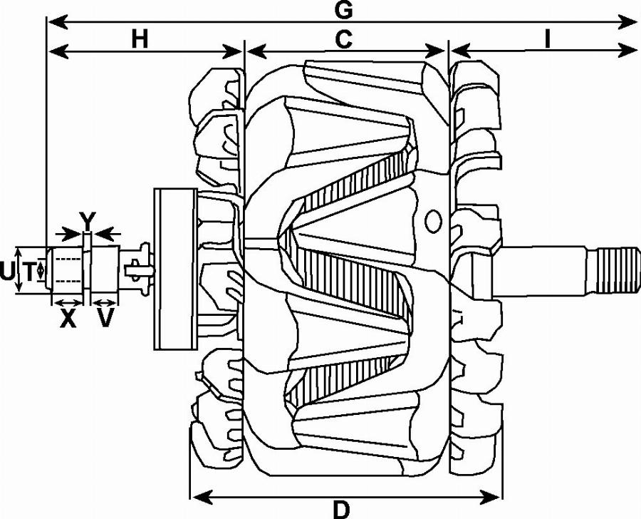 BOSCH F 032 137 335 - Rotor, alternator www.molydon.hr