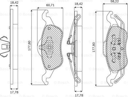 BOSCH F 03B 050 042 - Komplet Pločica, disk-kočnica www.molydon.hr