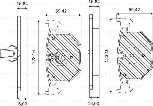 BOSCH F 03B 050 008 - Komplet Pločica, disk-kočnica www.molydon.hr