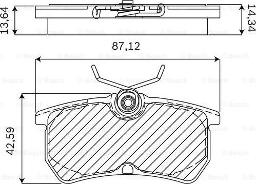 BOSCH F 03B 050 071 - Komplet Pločica, disk-kočnica www.molydon.hr