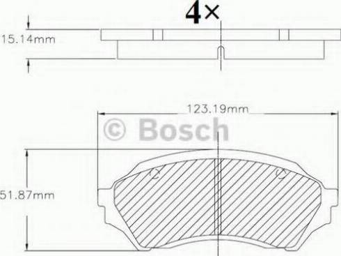 BOSCH F 03B 150 068 - Komplet Pločica, disk-kočnica www.molydon.hr