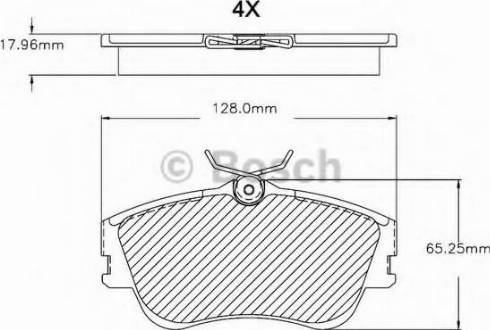 BOSCH F 03B 150 081 - Komplet Pločica, disk-kočnica www.molydon.hr