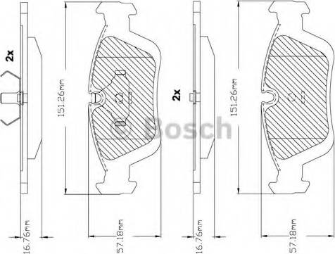 BOSCH F 03B 150 243 - Komplet Pločica, disk-kočnica www.molydon.hr