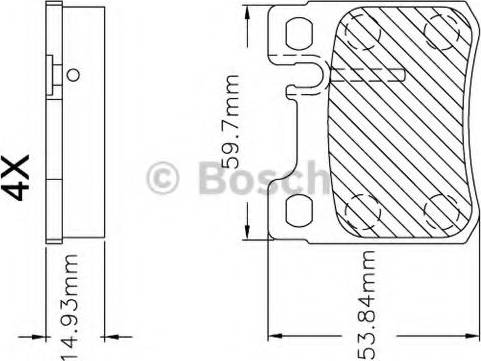 BOSCH F 03B 150 247 - Komplet Pločica, disk-kočnica www.molydon.hr