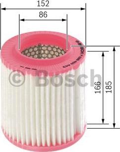 BOSCH F 026 400 443 - Filter za zrak www.molydon.hr