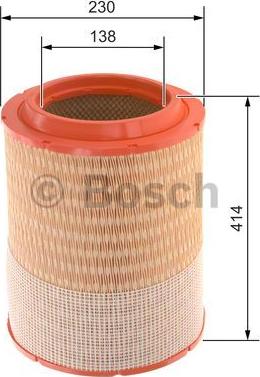 BOSCH F 026 400 486 - Filter za zrak www.molydon.hr