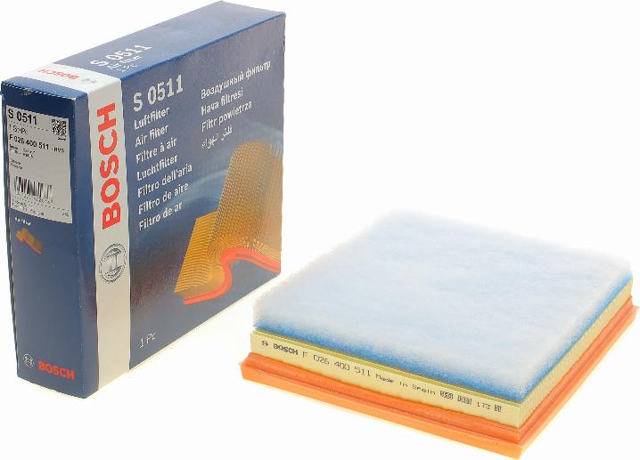 BOSCH F 026 400 511 - Filter za zrak www.molydon.hr