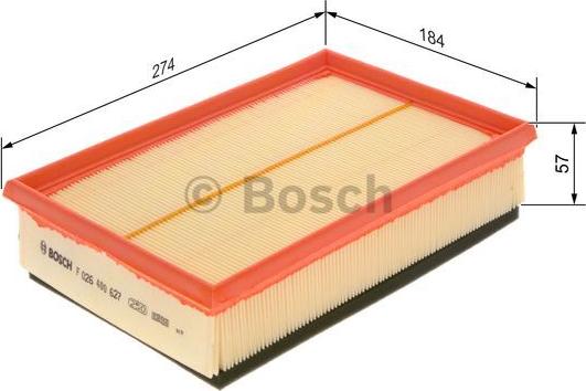 BOSCH F 026 400 627 - Filter za zrak www.molydon.hr