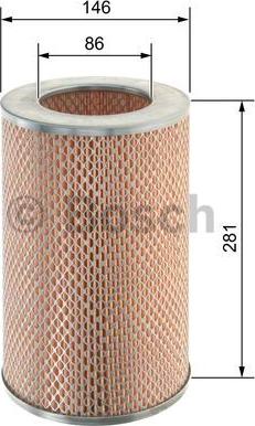 BOSCH F 026 400 092 - Filter za zrak www.molydon.hr