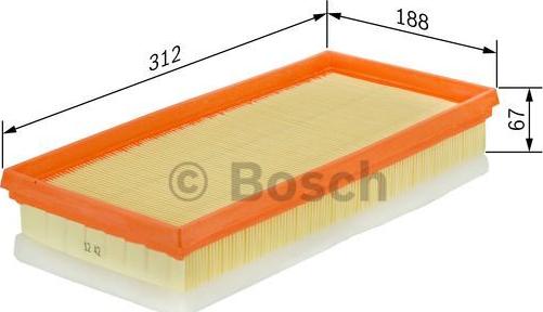 BOSCH F 026 400 007 - Filter za zrak www.molydon.hr