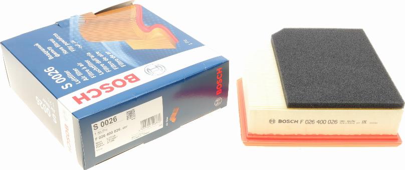 BOSCH F 026 400 026 - Filter za zrak www.molydon.hr