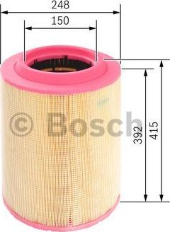 BOSCH F 026 400 075 - Filter za zrak www.molydon.hr