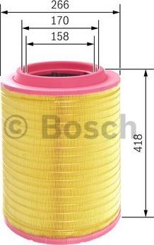 BOSCH F 026 400 072 - Filter za zrak www.molydon.hr