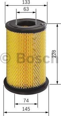 BOSCH F 026 400 199 - Filter za zrak www.molydon.hr