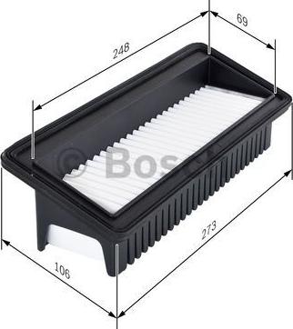 BOSCH F 026 400 128 - Filter za zrak www.molydon.hr