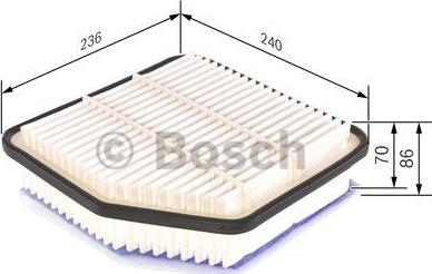 BOSCH F 026 400 176 - Filter za zrak www.molydon.hr