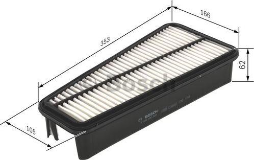 BOSCH F 026 400 302 - Filter za zrak www.molydon.hr