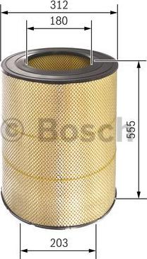 BOSCH F 026 400 321 - Filter za zrak www.molydon.hr