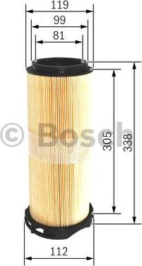 BOSCH F 026 400 214 - Filter za zrak www.molydon.hr