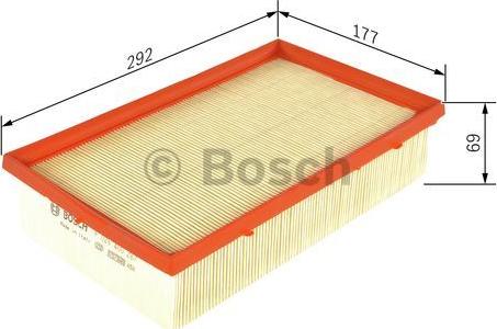 BOSCH F 026 400 287 - Filter za zrak www.molydon.hr