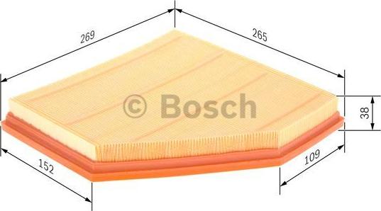 BOSCH F 026 400 270 - Filter za zrak www.molydon.hr