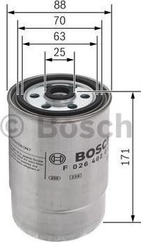 BOSCH F 026 402 013 - Filter za gorivo www.molydon.hr