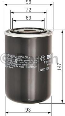 BOSCH F 026 402 087 - Filter za gorivo www.molydon.hr