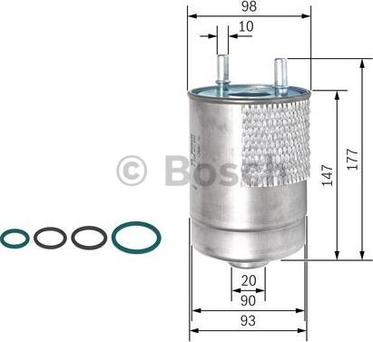 BOSCH F 026 402 850 - Filter za gorivo www.molydon.hr