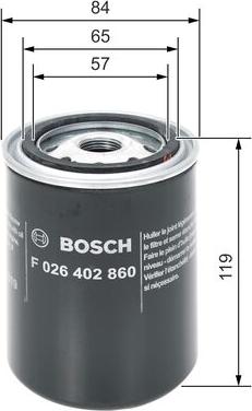 BOSCH F 026 402 860 - Filter za gorivo www.molydon.hr