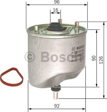 BOSCH F 026 402 862 - Filter za gorivo www.molydon.hr