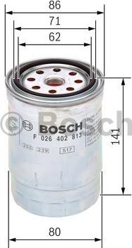 BOSCH F 026 402 813 - Filter za gorivo www.molydon.hr