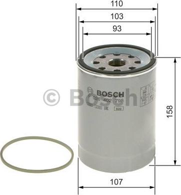 BOSCH F 026 402 798 - Filter za gorivo www.molydon.hr