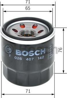 BOSCH F 026 407 142 - Filter za ulje www.molydon.hr