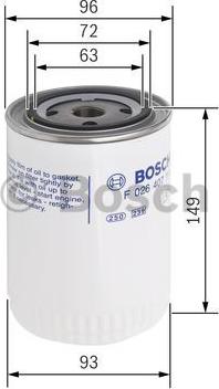 BOSCH F 026 407 111 - Filter za ulje www.molydon.hr