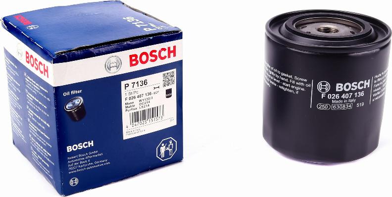 BOSCH F 026 407 136 - Filter za ulje www.molydon.hr