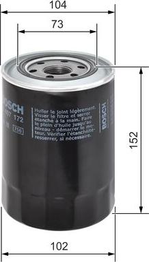 BOSCH F 026 407 172 - Filter za ulje www.molydon.hr