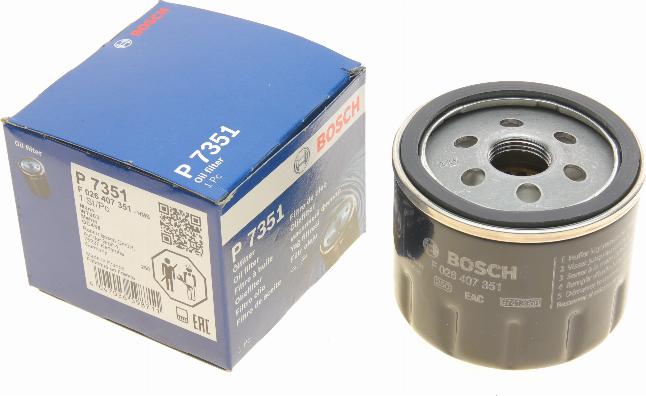 BOSCH F 026 407 351 - Filter za ulje www.molydon.hr