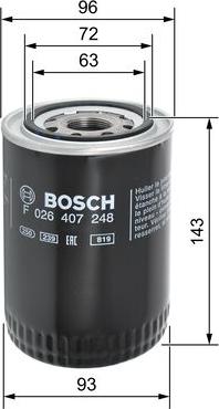 BOSCH F 026 407 248 - Filter za ulje www.molydon.hr